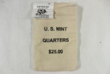 2005-P $25 US MINT SEALED BAG OF MINNESOTA 1/4'S