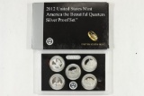 2012 SILVER AMERICA THE BEAUTIFUL QUARTERS PF SET