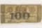 1862-$100 BANK OF LOUISIANA OBSOLETE BANK NOTE