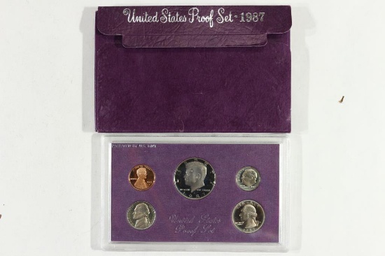 1987 US PROOF SET (WITH BOX)