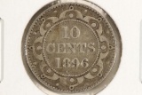 1896 NEWFOUNDLAND SILVER 10 CENT