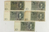 5-1929 GERMAN 10 MARK NOTES
