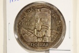 1958 CANADA TOTEM SILVER DOLLAR