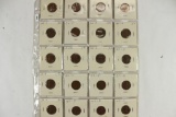 20 ASSORTED 1934-1940 LINCOLN CENTS MOSTLY ALL UNC