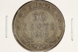 1917-C NEWFOUNDLAND SILVER 50 CENT
