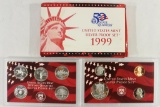 1999 US SILVER PROOF SET (WITH BOX) REMEMBER