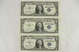 3-1957 $1 SILVER CERTIFICATES  CRISP UNC