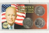 OVAL OFFICE COLLECTION 2 IKE DOLLARS AS SHOWN