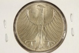1974-D GERMANY SILVER 5 MARKS