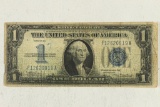 1934 $1 FUNNY BACK SILVER CERTIFICATE BLUE SEAL