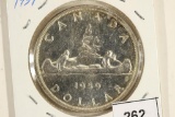 1959 CANADA SILVER DOLLAR UNC