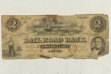 1873 STATE OF MICHIGAN RAILROAD BANK $2