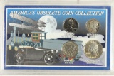 AMERICAS OBSOLETE COIN COLLECTION CONTAINS: