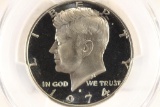 1974-S KENNEDY HALF DOLLAR PCGS PR69 DCAM