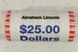 $25 ROLL OF 2010 ABRAHAM LINCOLN PRESIDENTIAL $'S