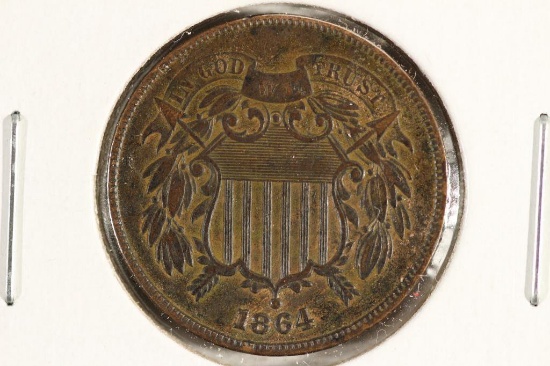 1864 US TWO CENT PIECE