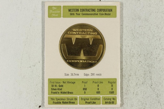 WESTERN CONTRACTING CORP 50TH YEAR