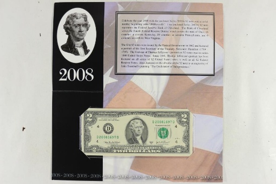 2003-A CLEVELAND $2 FRN SERIAL NUMBER STARTS