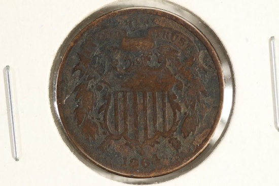 1864 US TWO CENT PIECE