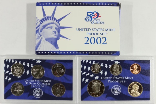 2002 US PROOF SET (WITH BOX)