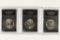 1981,93 & 97 BRILLIANT UNC KENNEDY HALF DOLLARS