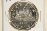 1965 CANADA SILVER DOLLAR BU