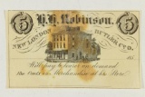 1850'S HH ROBINSON NEW LONDON BUTLER COMPANY