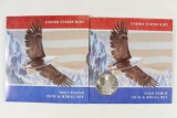2008 US MINT BALD EAGLE COIN & MEDAL SET