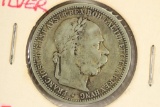 1894 AUSTRIA SILVER 1 CORONA .1342 OZ. ASW
