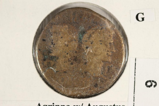 63-12 B.C. AGRIPPA ANCIENT COIN