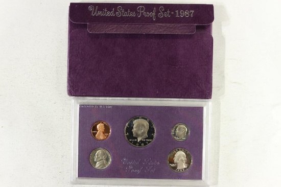 1987 US PROOF SET (WITH BOX)