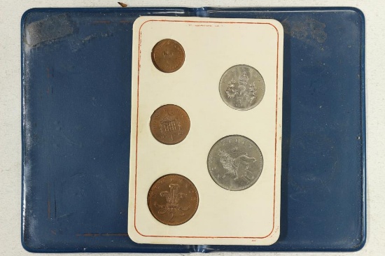 1971 BRITIANS 1ST DECIMAL SET AS SHOWN