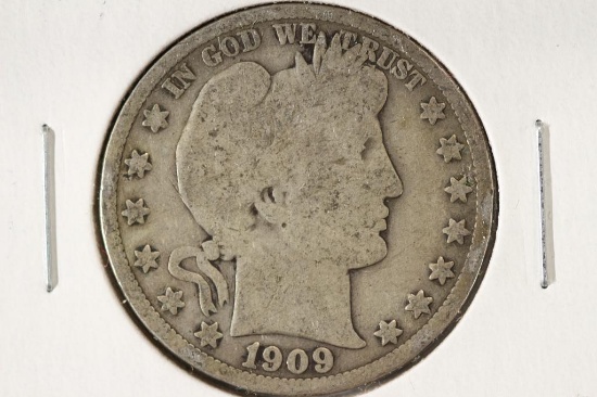 1909 BARBER HALF DOLLAR