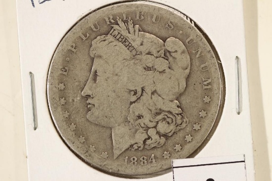 1884-S MORGAN SILVER DOLLAR