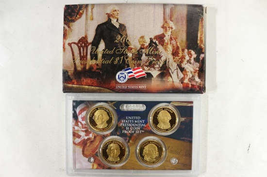 2007 US PRESIDENTIAL DOLLAR PROOF SET WITH BOX