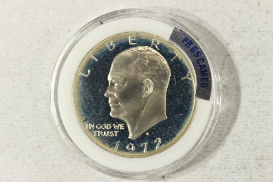 1972-S IKE SILVER DOLLAR PROOF CAMEO