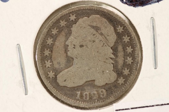 1829 CAPPED BUST DIME
