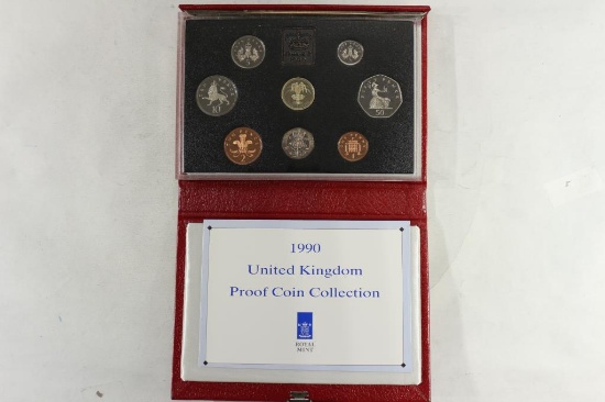 1990 UNITED KINGDOM PROOF COIN COLLECTION