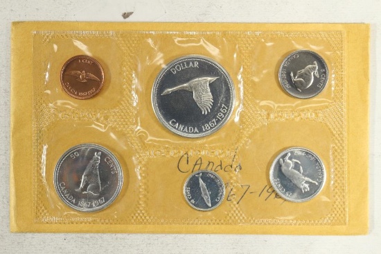 1967 CANADA SILVER (PF LIKE) SET WITH ENVELOPE