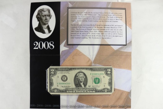2003-A RICHMOND $2 SINGLE NOTE SERIAL NUMBER