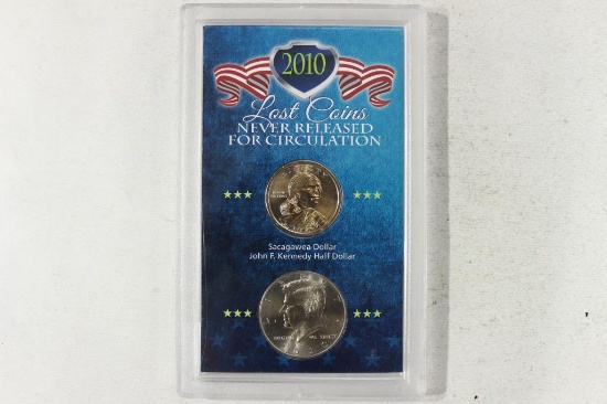 2010 LOST COINS NEVER RELEASED FOR CIRCULATION