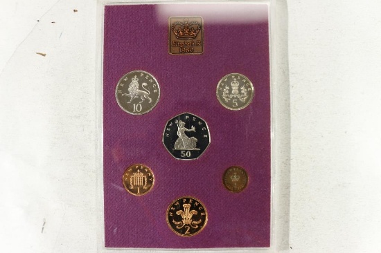 1980 GREAT BRITAIN AND NORTHERN IRELAND PROOF SET