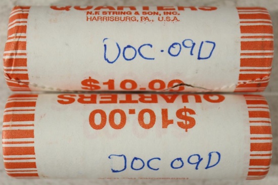 2-$10 ROLLS OF 2009-D DISTRICT OF COLUMBIA