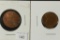 2-OFF CENTER LINCOLN CENTS ONE WITH FULL DATE