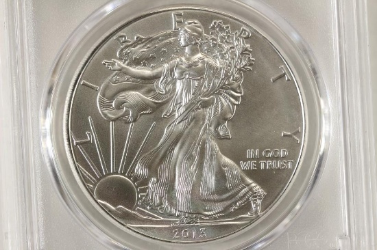 2013 AMERICAN SILVER EAGLE PCGS MS69