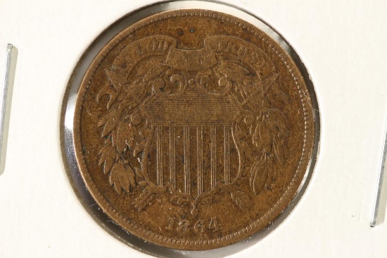 1864 US TWO CENT PIECE