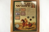 11''X14'' FRAMED OLD WEST COLLECTION CONTAINS: