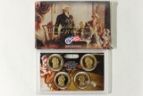 2010 US PRESIDENTIAL DOLLAR PROOF SET WITH BOX