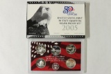 2005 SILVER US 50 STATE QUARTERS PROOF SET WITHBOX