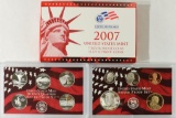 2007 US SILVER PROOF SET (WITH BOX) NO PRESIDENT